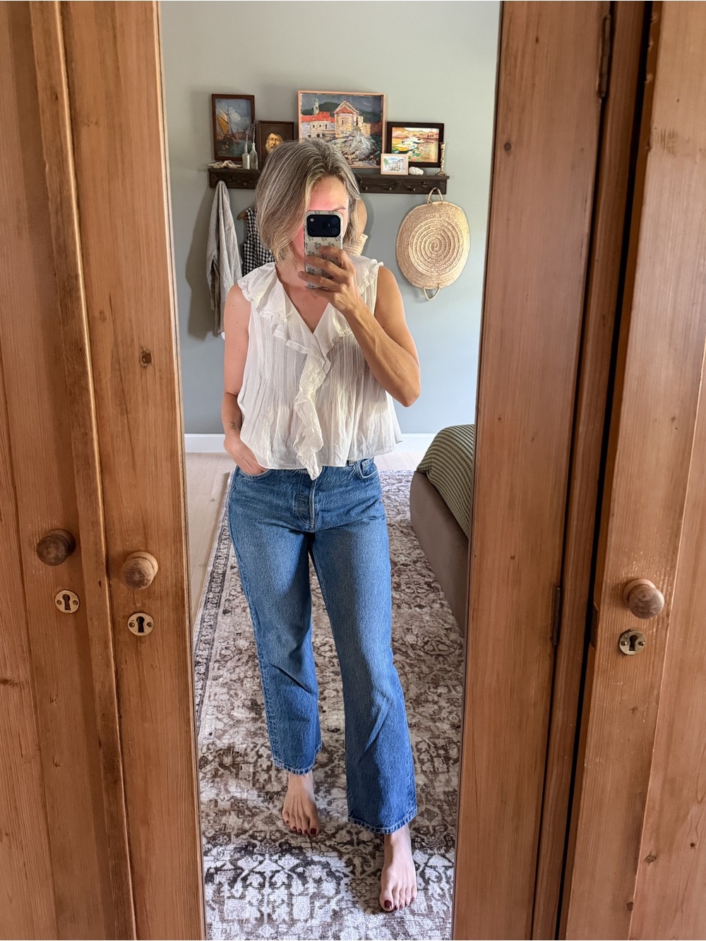 Reformation Cynthia High Rise Straight Jeans 29
